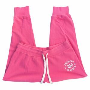 GAP American Classics Low Rise Pink Cozy Sweatpants Y2K Size Medium